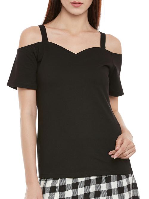 black cotton top - 13435814 - Very Small Image - 1