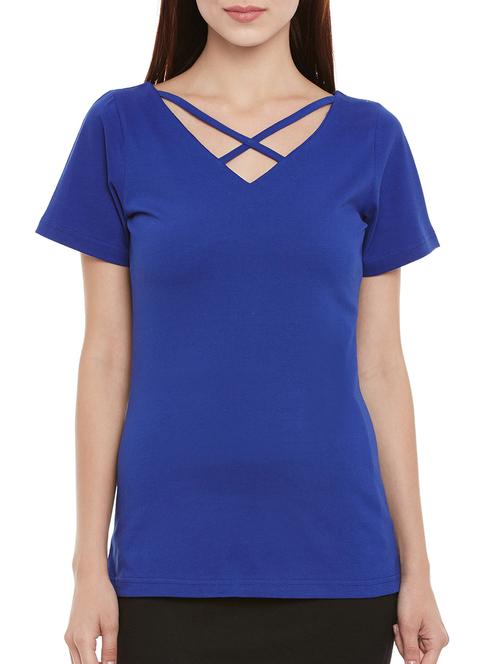 blue cotton top - 13435824 - Very Small Image - 1