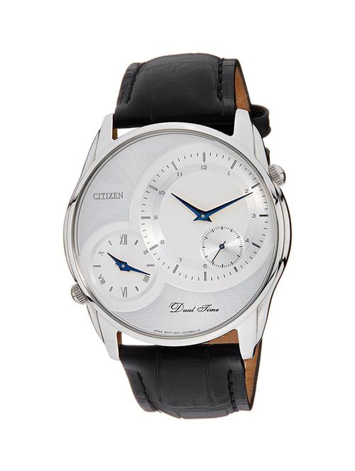 citizen analog white dial men's watch - ao3001-06a - 13437390 - Very Small Image - 1