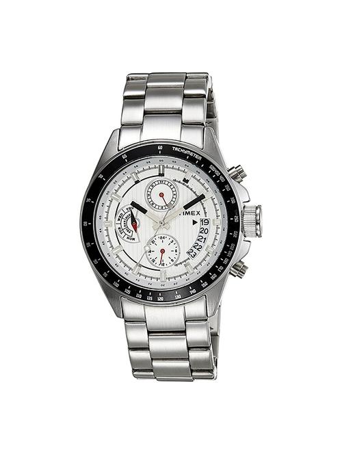 timex e-class chronograph silver dial men's watch - ti000u20000 - 13437507 - Very Small Image - 1
