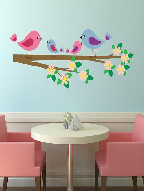 impression wall birds on a nest wall stickers - 13437740 - Very Small Image - 1