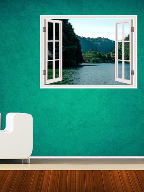 impression wall window illusion sticker - 13437743 - Very Small Image - 1