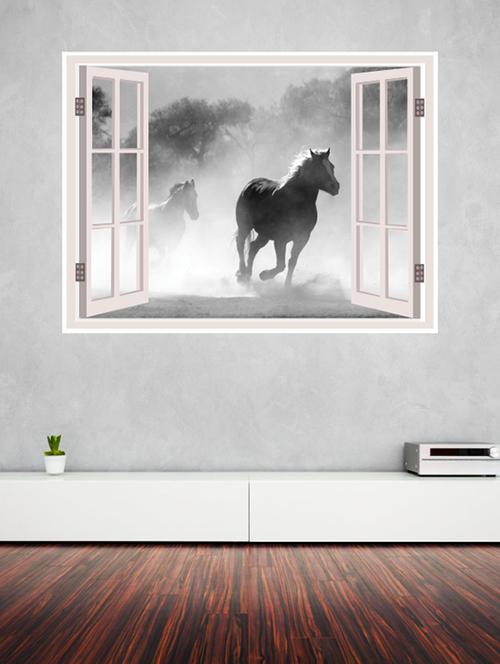 impression wall window illusion sticker - 13437748 - Very Small Image - 1