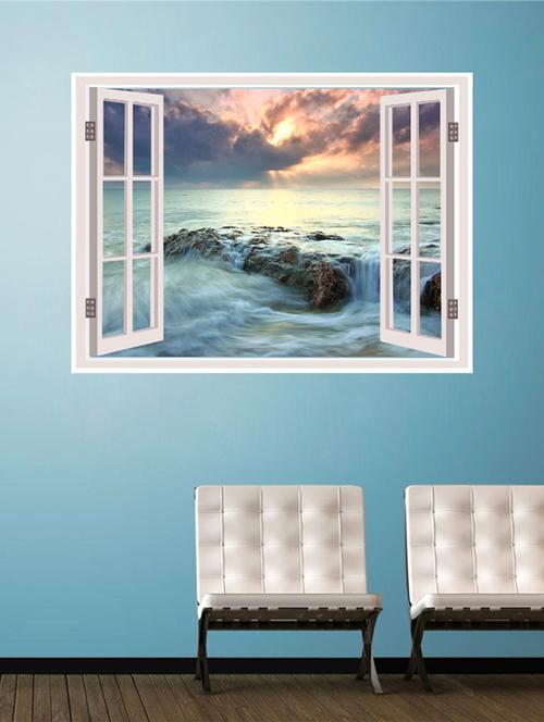 impression wall window illusion sticker - 13437751 - Very Small Image - 1