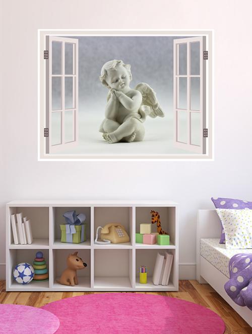 impression wall window illusion sticker - 13437754 - Very Small Image - 1