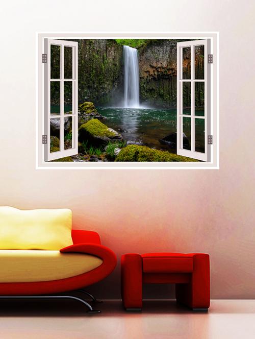 impression wall window illusion sticker - 13437757 - Very Small Image - 1