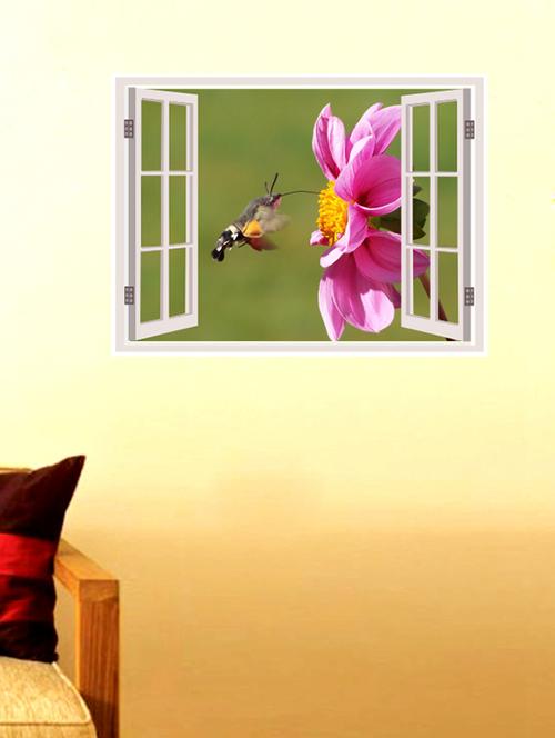 impression wall window illusion sticker - 13437758 - Very Small Image - 1