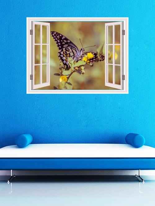 impression wall window illusion sticker - 13437766 - Very Small Image - 1