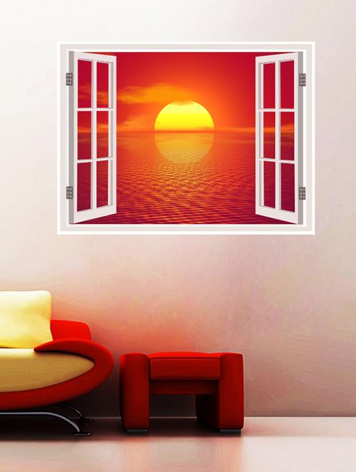 impression wall window illusion sticker - 13437768 - Very Small Image - 1