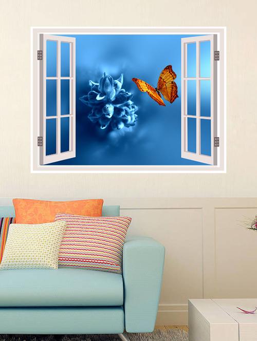 impression wall window illusion sticker - 13437769 - Very Small Image - 1