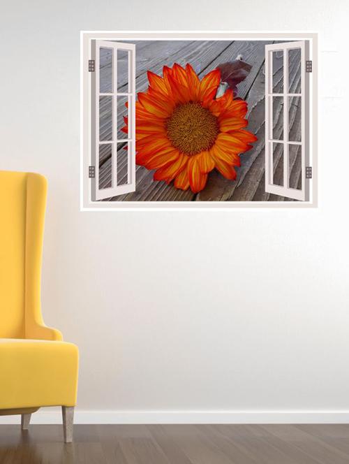 impression wall window illusion sticker - 13437773 - Very Small Image - 1