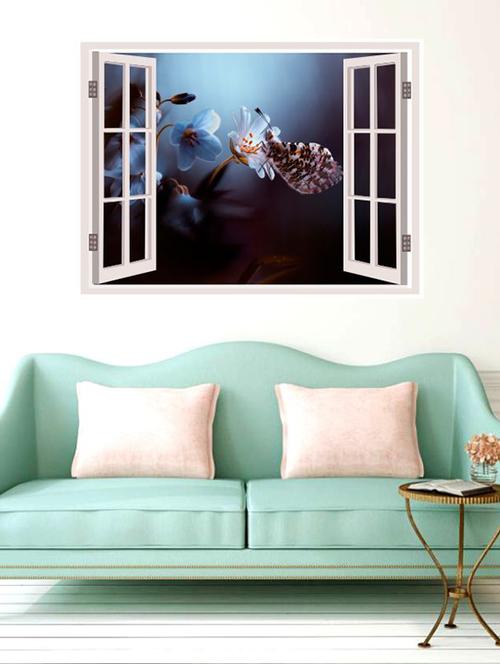 impression wall window illusion sticker - 13437774 - Very Small Image - 1