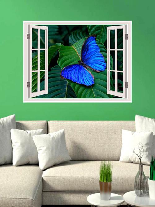 impression wall window illusion sticker - 13437775 - Very Small Image - 1