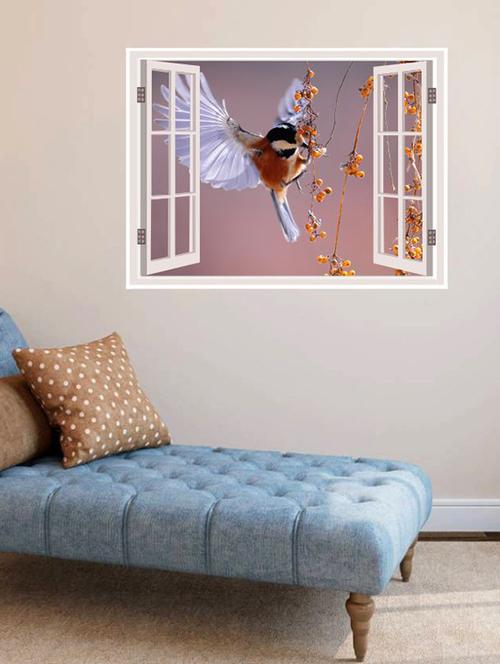 impression wall window illusion sticker - 13437779 - Very Small Image - 1