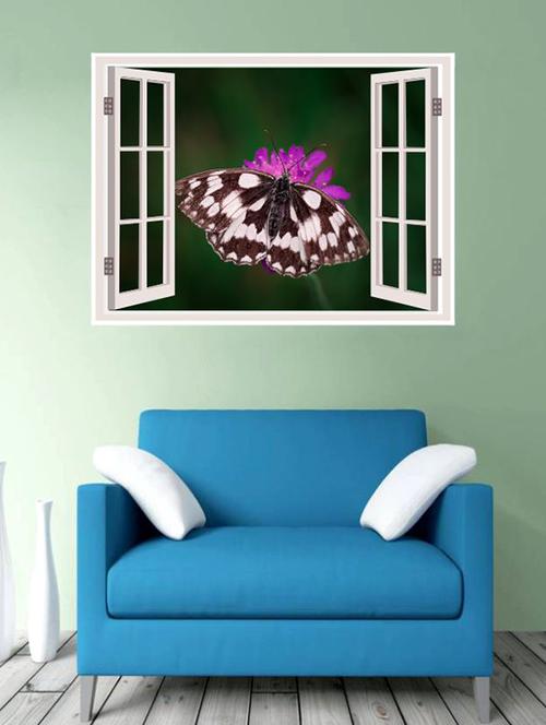 impression wall window illusion sticker - 13437781 - Very Small Image - 1
