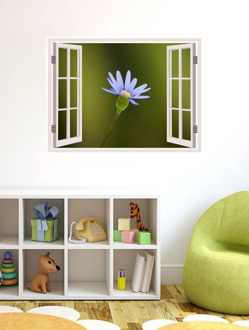 impression wall window illusion sticker - 13437786 - Very Small Image - 1