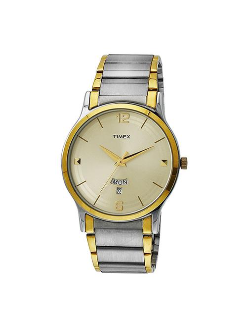 timex classics analog beige dial men's watch - tw000r426 - 13438487 - Very Small Image - 1