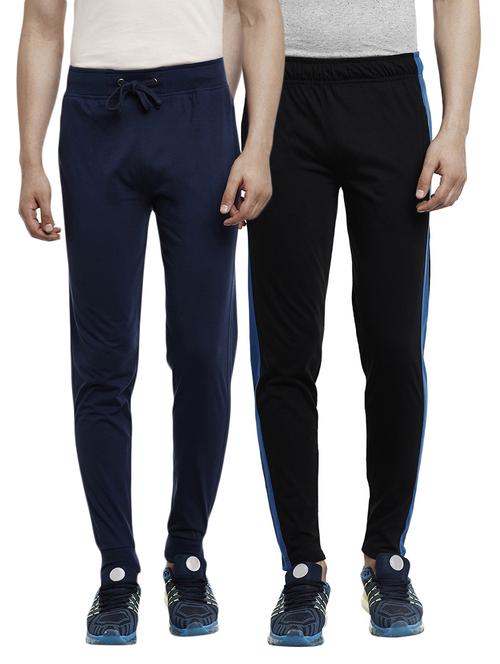 multi colored set of 2 cotton track pant - 13443011 - Very Small Image - 1