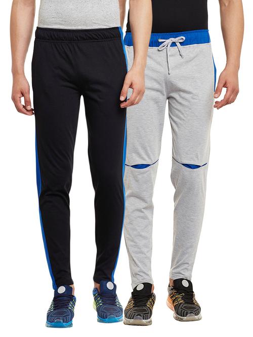 multi colored set of 2 cotton track pant - 13443062 - Very Small Image - 1