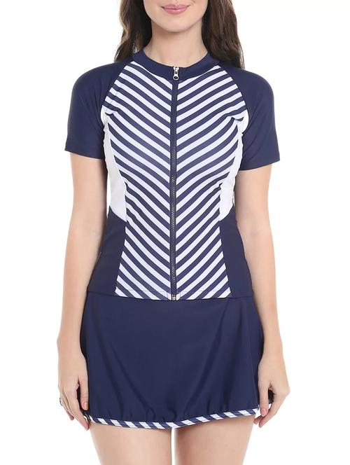 dark blue functional swimsuit - 13444754 - Very Small Image - 1