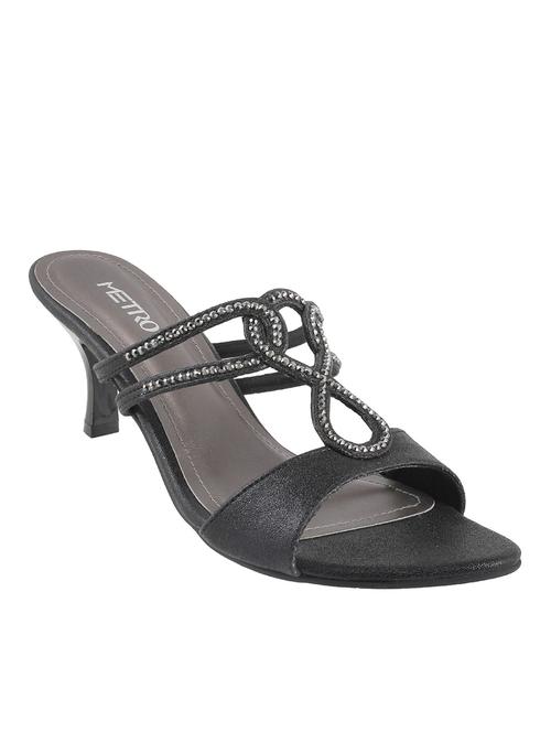 Black slip on sandal - 13445501 - Very Small Image - 1