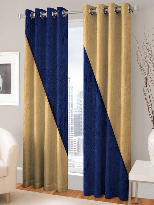 trendz home furnishing cursh design curtains (set of 2) - 13447551 - Very Small Image - 1
