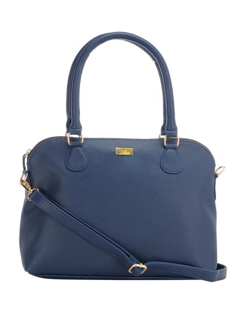 blue leatherette handbag - 13447557 - Very Small Image - 1