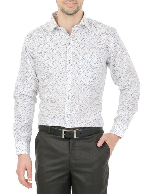 white cotton formal shirt - 13449934 - Very Small Image - 1
