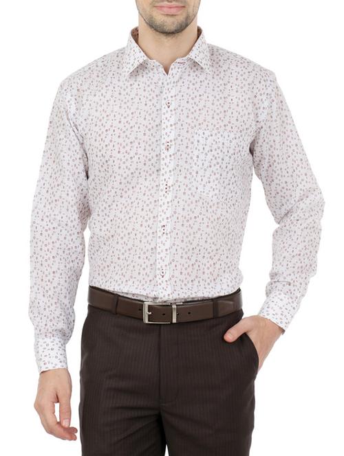 white cotton formal shirt - 13449935 - Very Small Image - 1