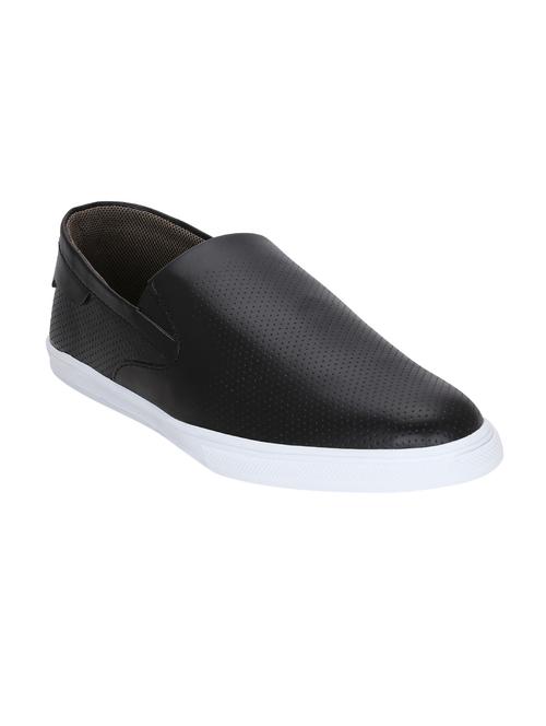 black leatherette casual slip on - 13451207 - Very Small Image - 1