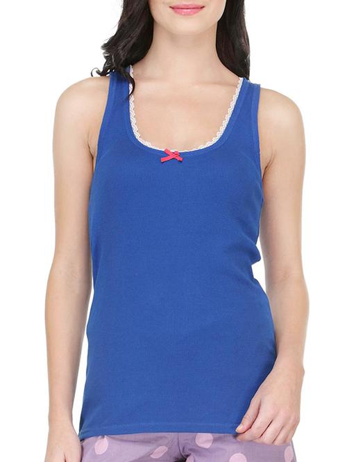 lace insert racer back camisole - 13451669 - Very Small Image - 1