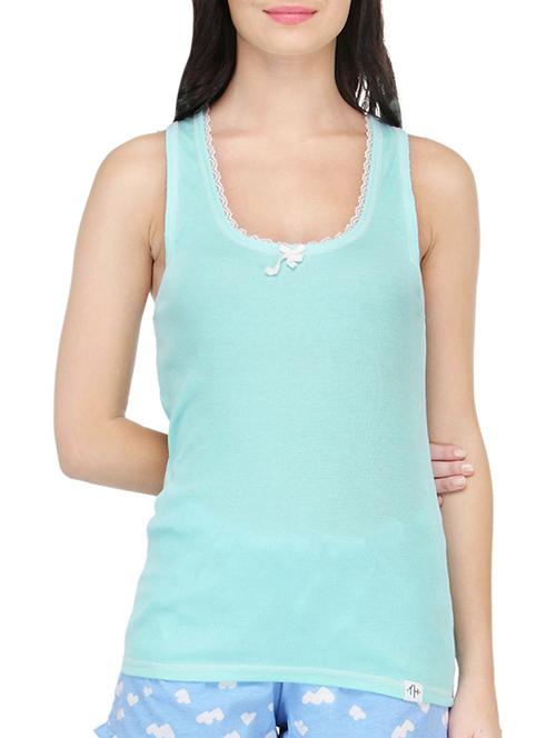 lace insert racer back camisole - 13451675 - Very Small Image - 1