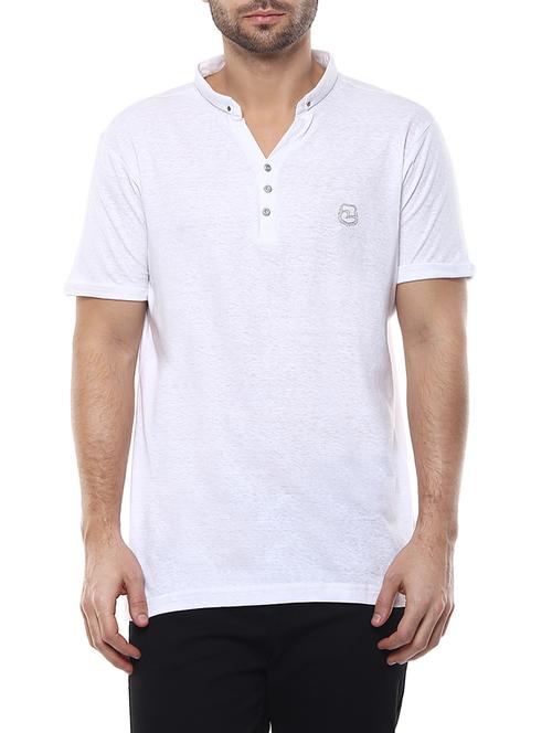 white cotton t-shirt - 13454946 - Very Small Image - 1