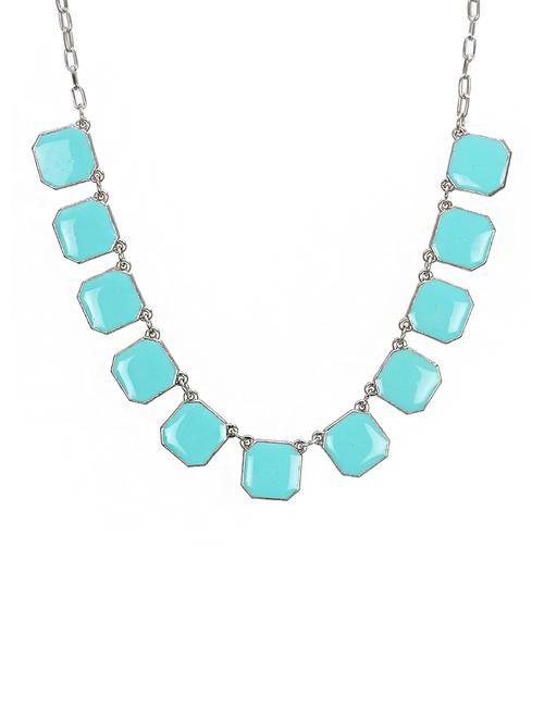 turquoise stoned necklace - 13455123 - Very Small Image - 1