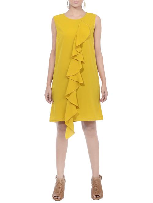 yellow ruffled dress - 13455256 - Very Small Image - 1