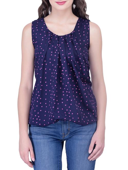 blue poly crepe balloon top - 13455394 - Very Small Image - 1