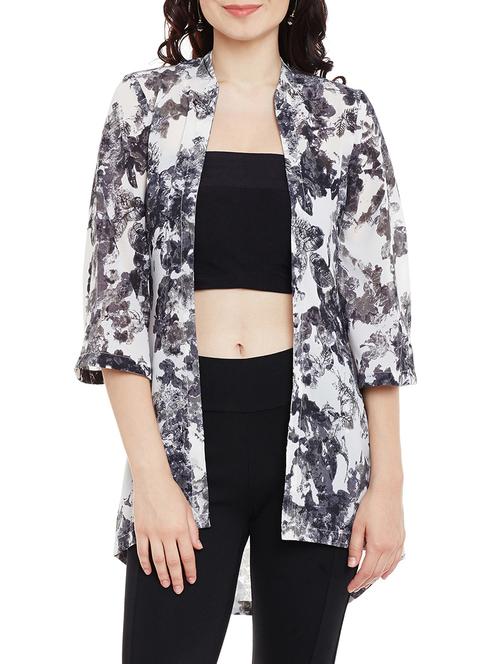 high low floral shrug - 13458773 - Very Small Image - 1