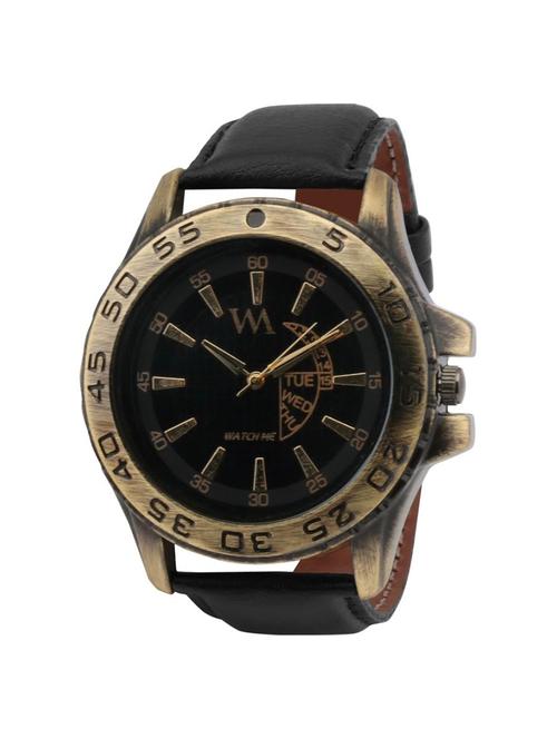 watch me black men genuine leather swiss wrist watch watch me-088-bx - 13459312 - Very Small Image - 1