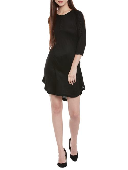 solid black dress - 13460154 - Very Small Image - 1
