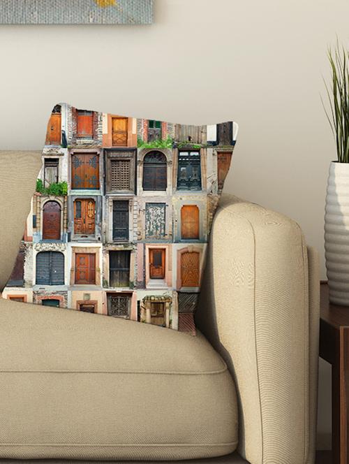 la verve digital printed cotton cushion cover - 13461964 - Very Small Image - 1