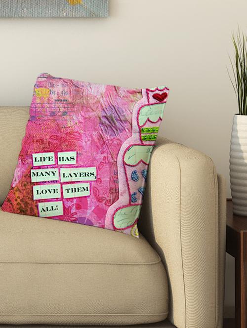 la verve digital printed cotton cushion cover - 13461968 - Very Small Image - 1
