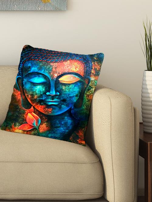 la verve digital printed cotton cushion cover - 13461969 - Very Small Image - 1