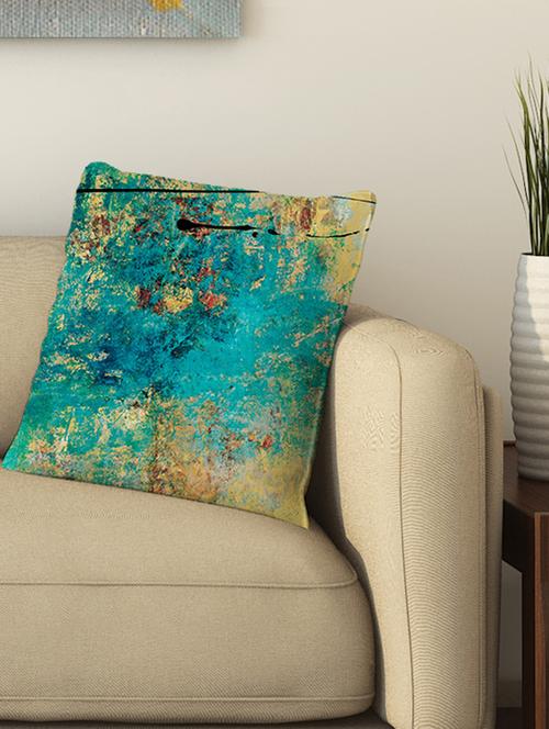 la verve digital printed cotton cushion cover - 13461971 - Very Small Image - 1