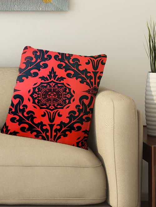 la verve digital printed cotton cushion cover - 13461983 - Very Small Image - 1