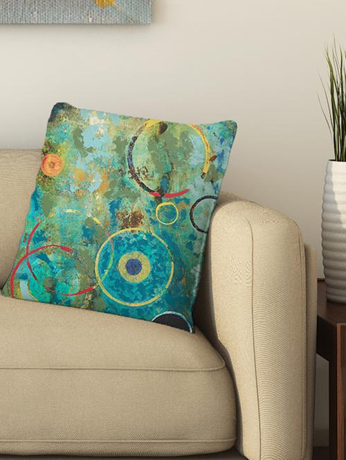 la verve digital printed cotton cushion cover - 13461985 - Very Small Image - 1