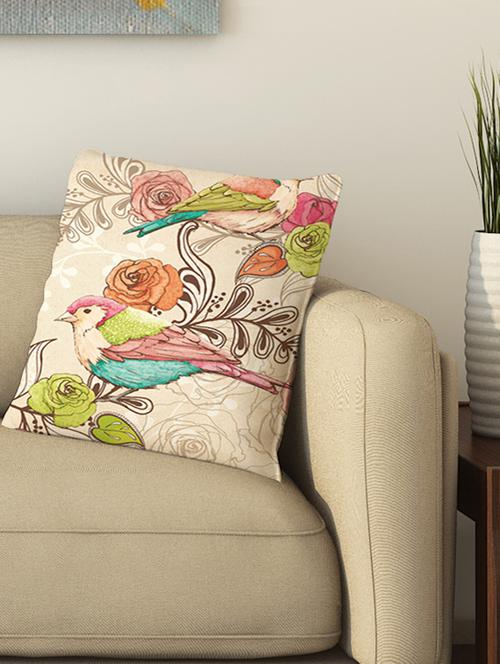 la verve digital printed cotton cushion cover - 13461991 - Very Small Image - 1