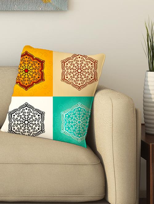 la verve digital printed cotton cushion cover - 13462020 - Very Small Image - 1