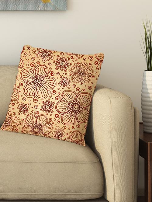 la verve digital printed cotton cushion cover - 13462023 - Very Small Image - 1