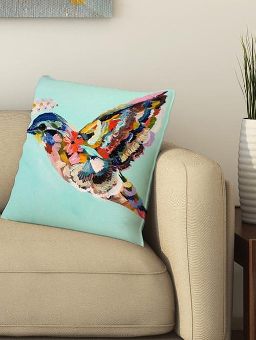 la verve digital printed cotton cushion cover - 13462032 - Very Small Image - 1