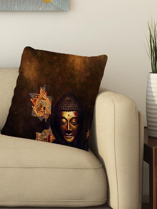 la verve digital printed cotton cushion cover - 13462045 - Very Small Image - 1